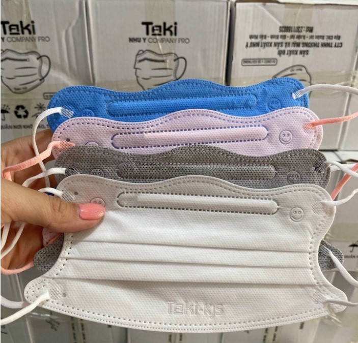Khẩu Trang TAKI Kiểu Dáng Con Mua Mới Lọc Khuẩn 99%