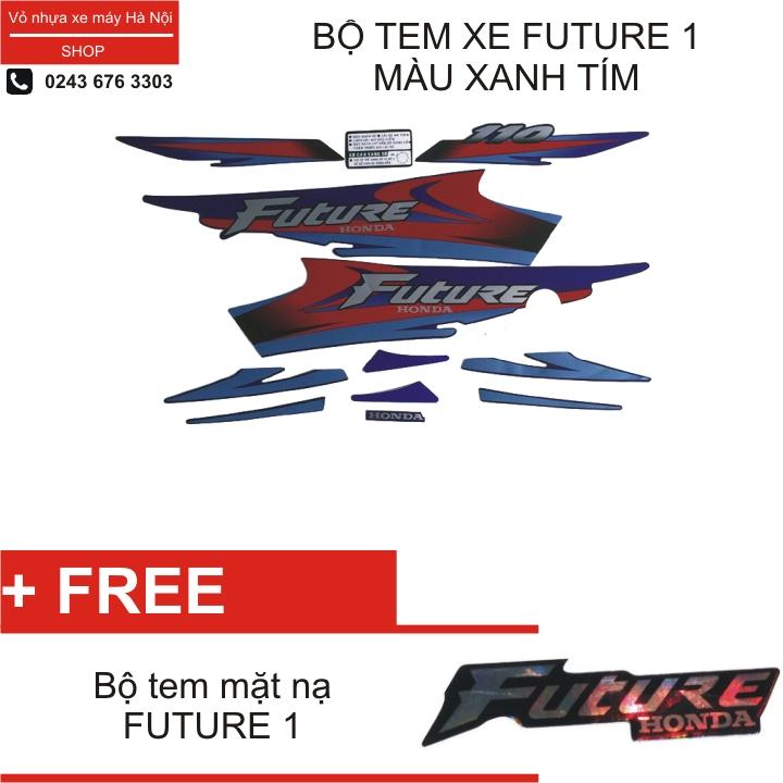 Bộ tem Future 1 màu xanh ngọc