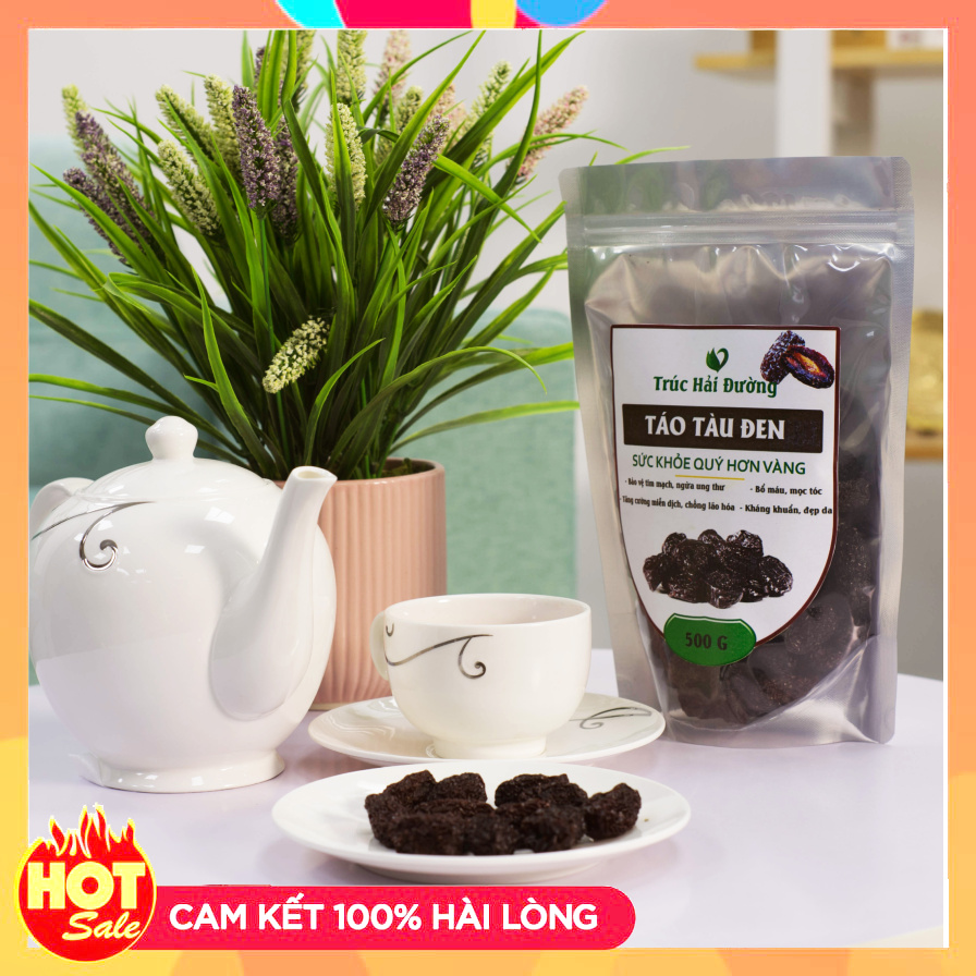 [HÀNG CAO CẤP] Táo Tàu Đen Bổ Máu 500g (Loại Đẹp)