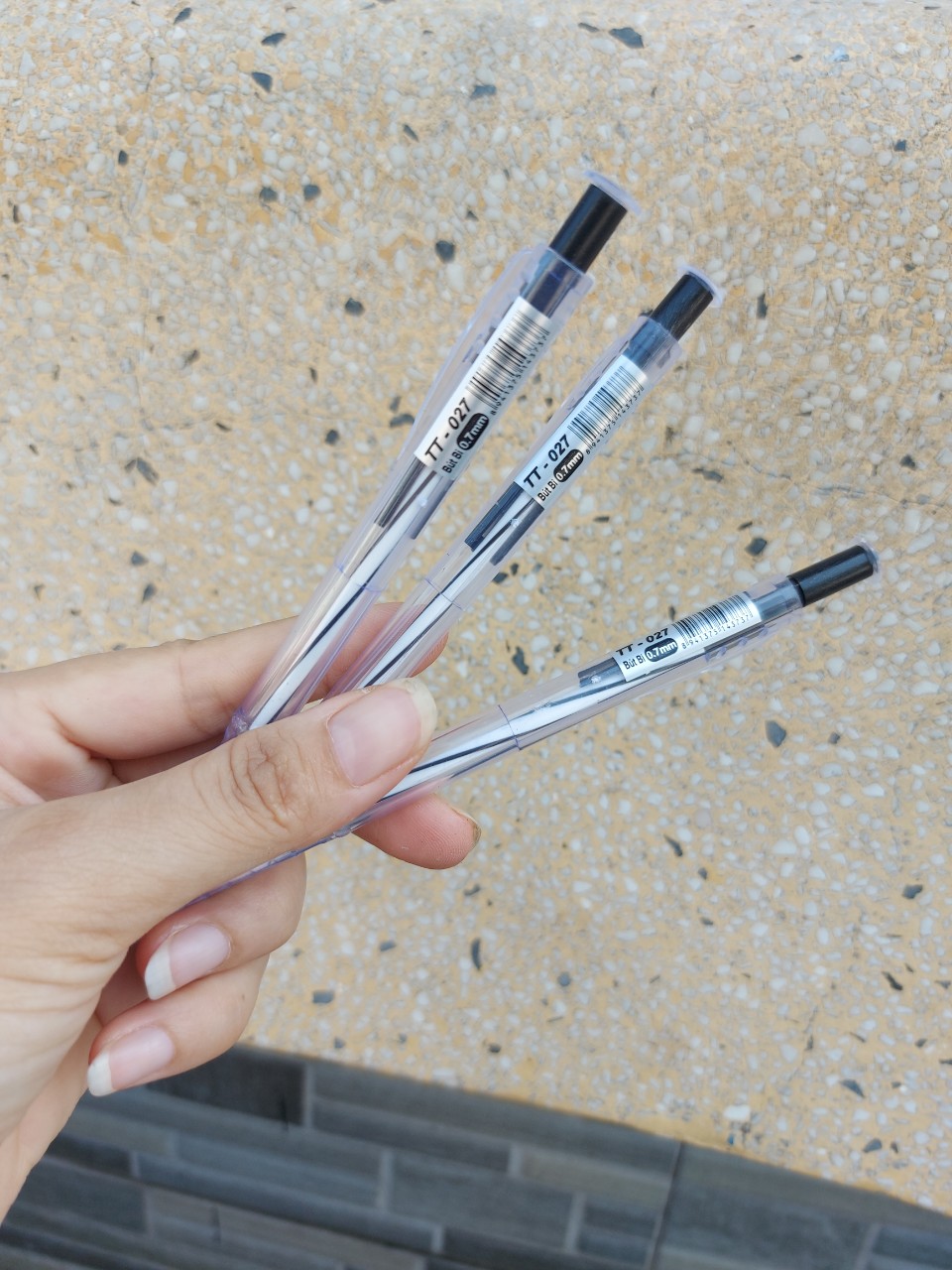 Combo 20 bút bi TT-027 mực đen