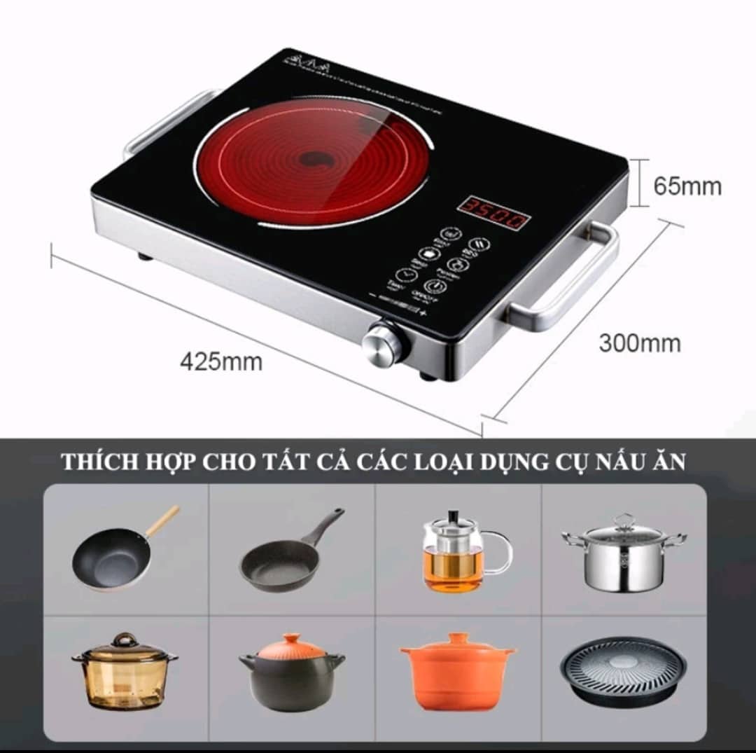 Bếp Hồng Ngoại Đức SilverCrest. Tiêu chuẩn EU