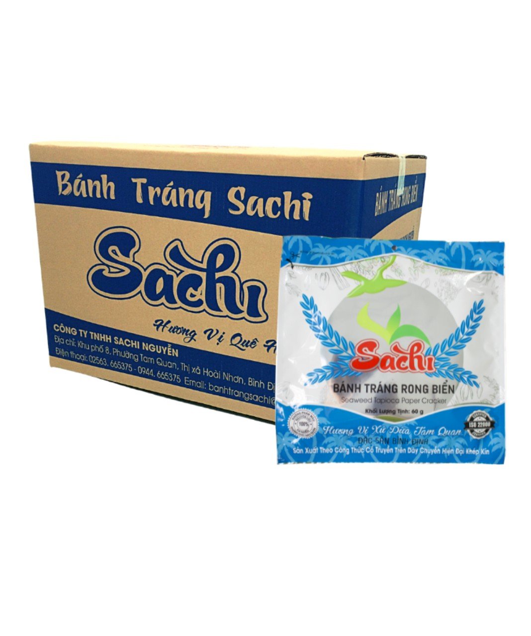 Bánh Tráng Sachi nướng sẵn 5 vị lựa chọn [Nông Sản Sạch Linh Đan]
