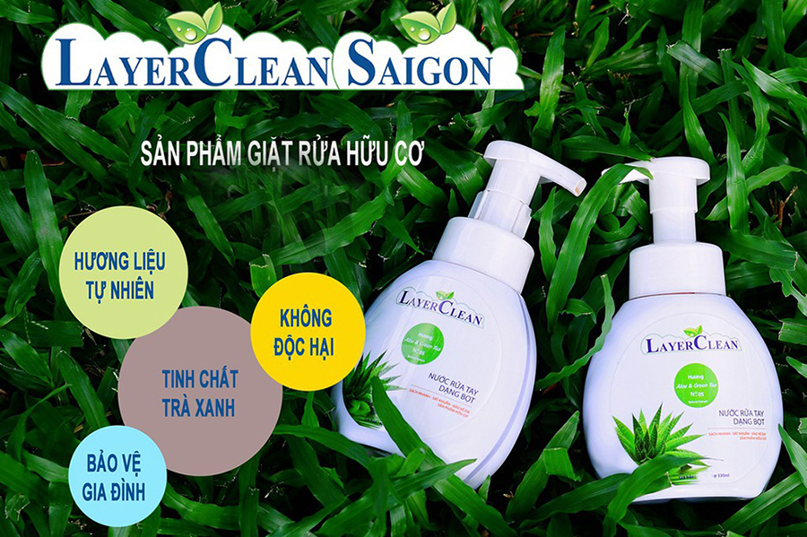 Nước rửa tay hữu cơ Layer Clean