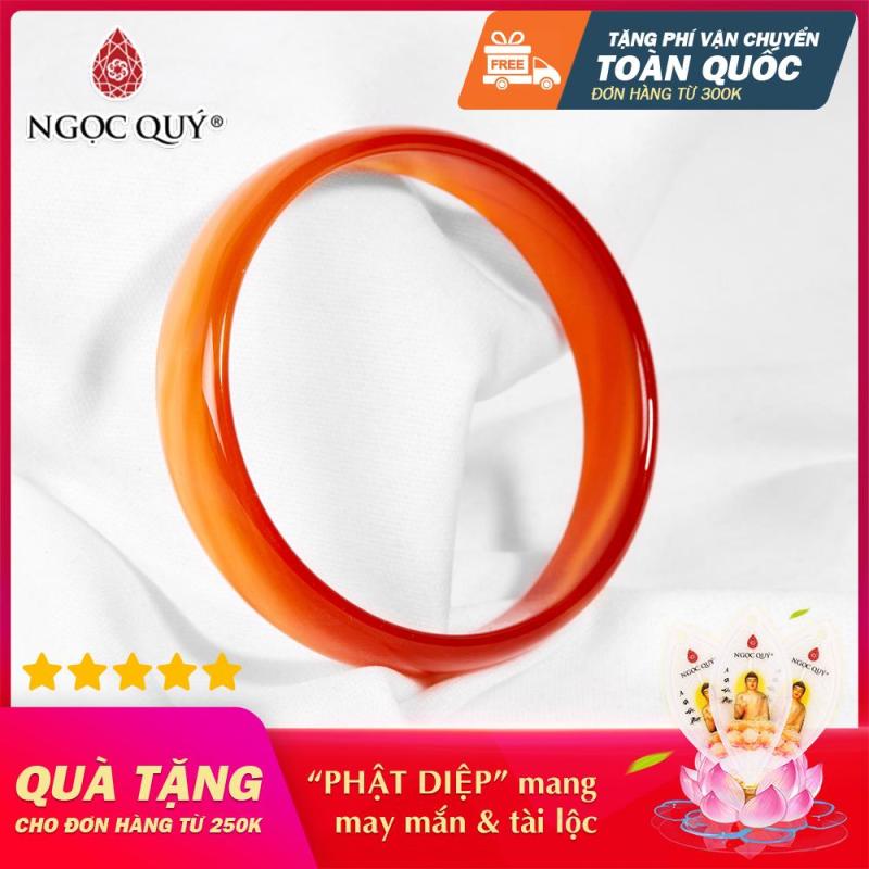 Vòng tay nữ đá Mã Não Đỏ Liền Khối Ni 52 - 58 hợp mệnh hỏa, thổ - Ngọc Quý Gemstones