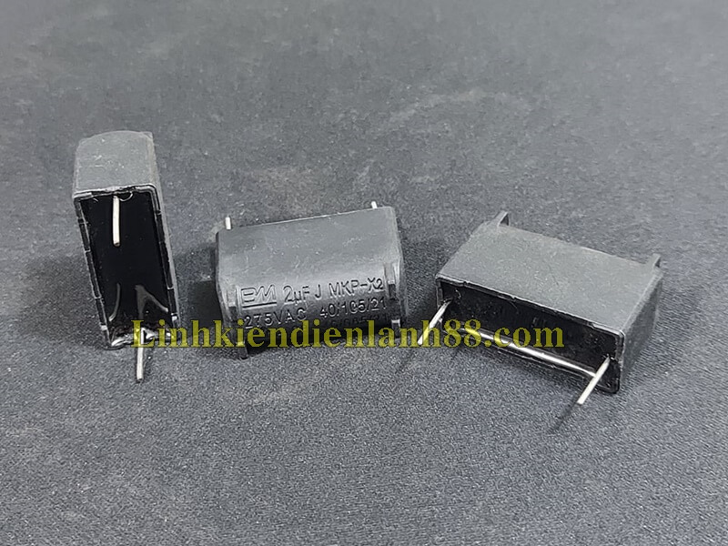 Tụ Bếp Từ MKP 2UF 275VAC 400VDC Dáng Đứng Mới !