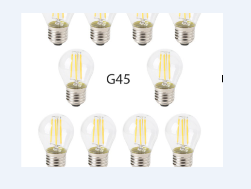 Bóng led Edison G45 4w ánh sáng vàng