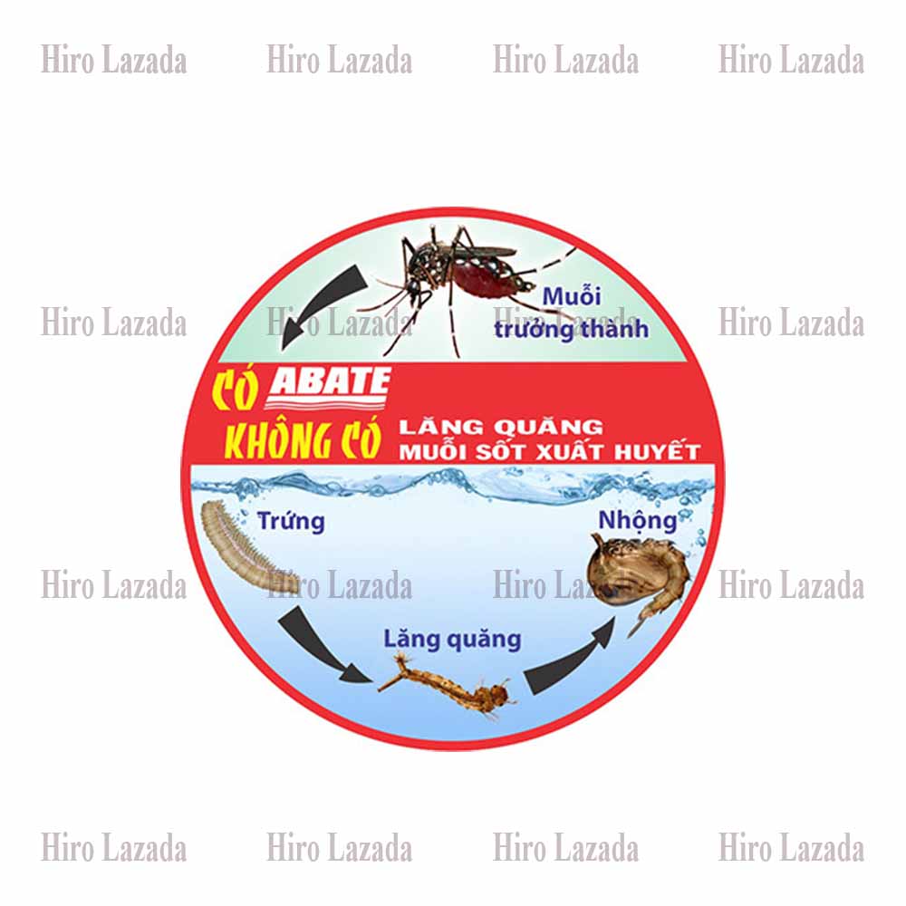 Chất diệt bọ gậy (lăng quăng) Abate 1SC - BAFS CHLB Đức (Gói 500g)