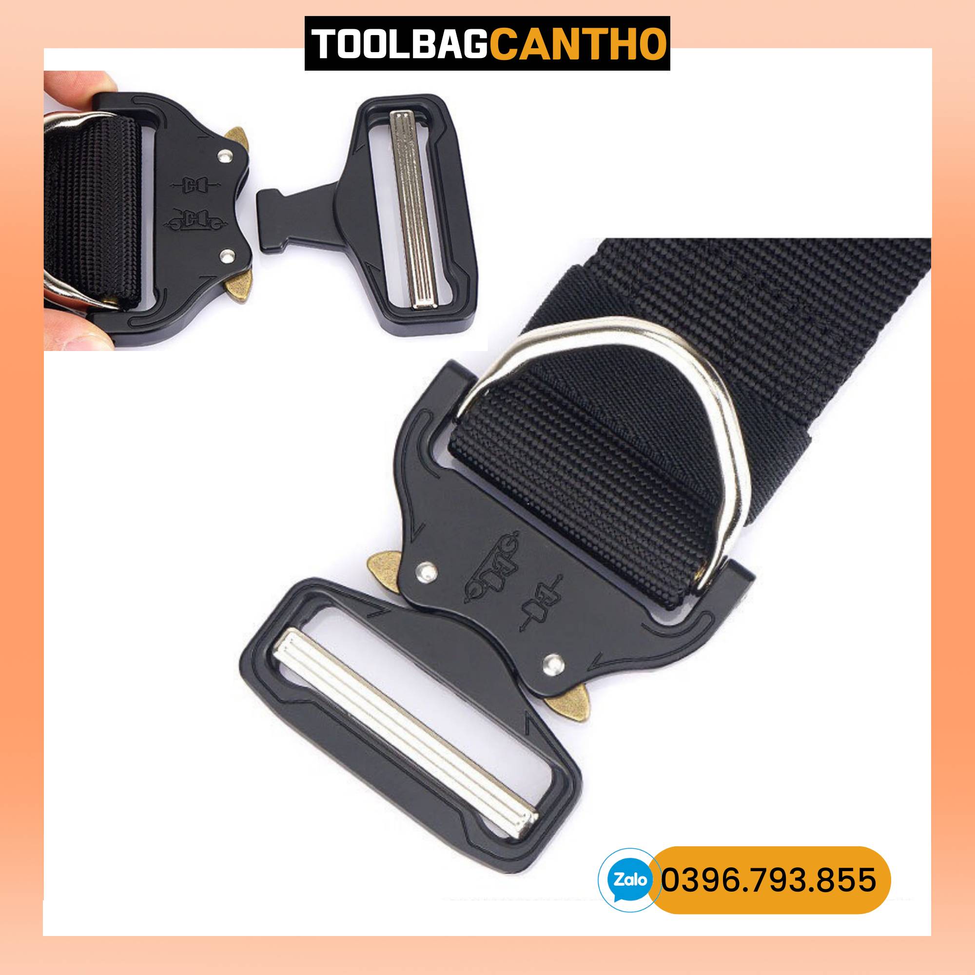 Dây đai đeo đồ nghề có khoen tròn bảng 5cm