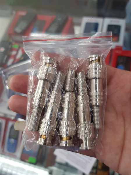 Gói 10 Rắc BNC lò xo cho camera