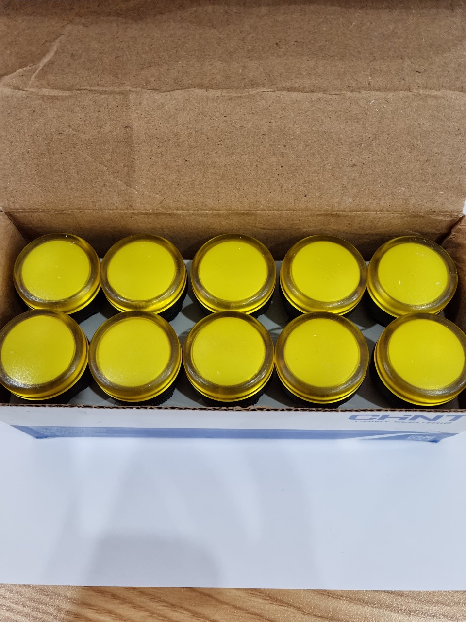 Đèn báo pha tủ điện - Chint phi 22mm ND16-22DS/4 điện 220VAC