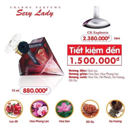 [HCM]Nước hoa nữ sexy lady 75ml
