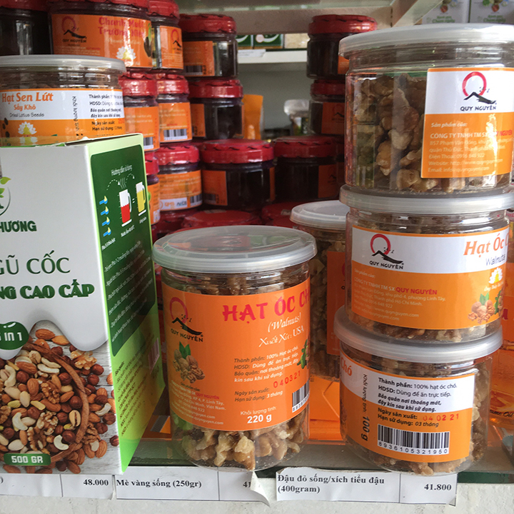 Óc chó Quy Nguyên hủ 100g