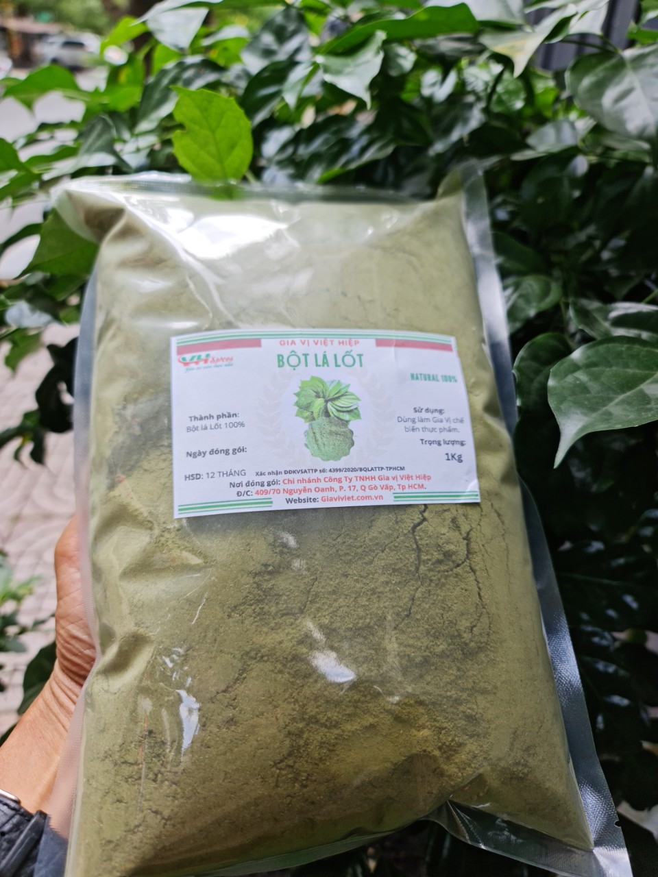 Bột Lá Lốt Nguyên Chất(Lolot Leaf Powder) Việt Hiệp