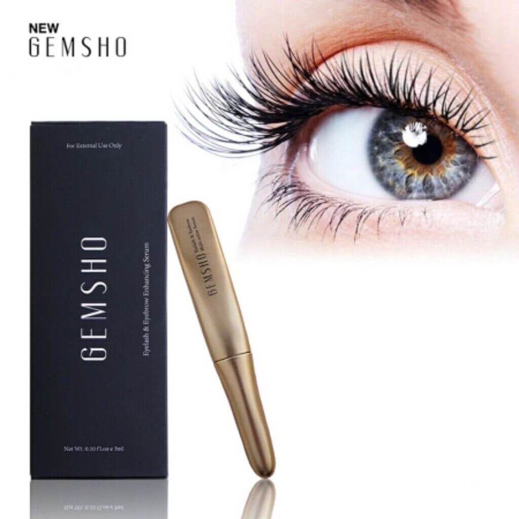 Serum dưỡng dài mi hỗ trợ mọc mi Gemsho Mỹ