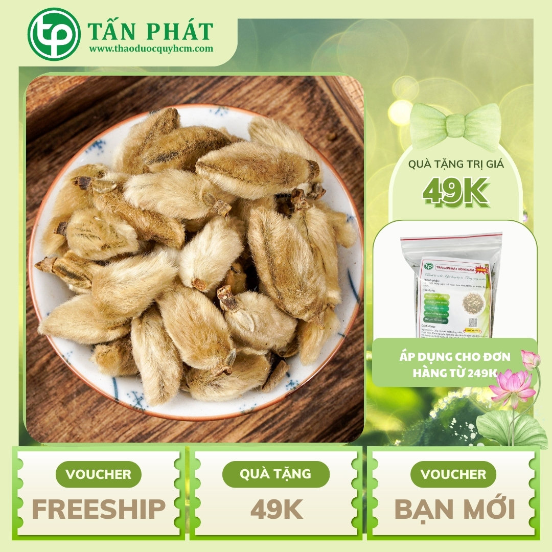 Tân di hoa khô 500g - Tấn Phát - Hỗ trợ thanh nhiệt và làm mát cơ thể