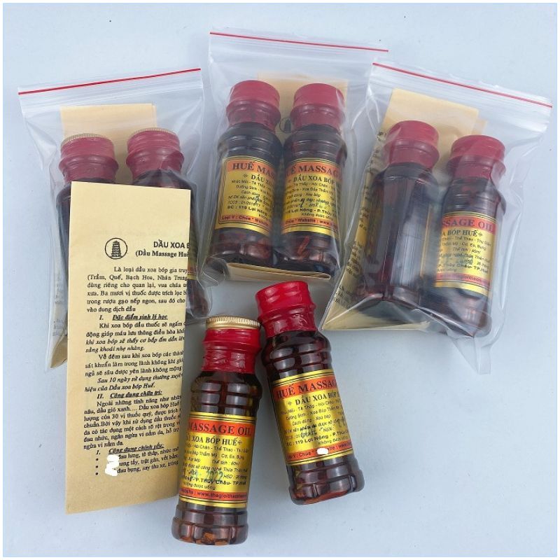 Hue massage oil, hue Thanh massage oil