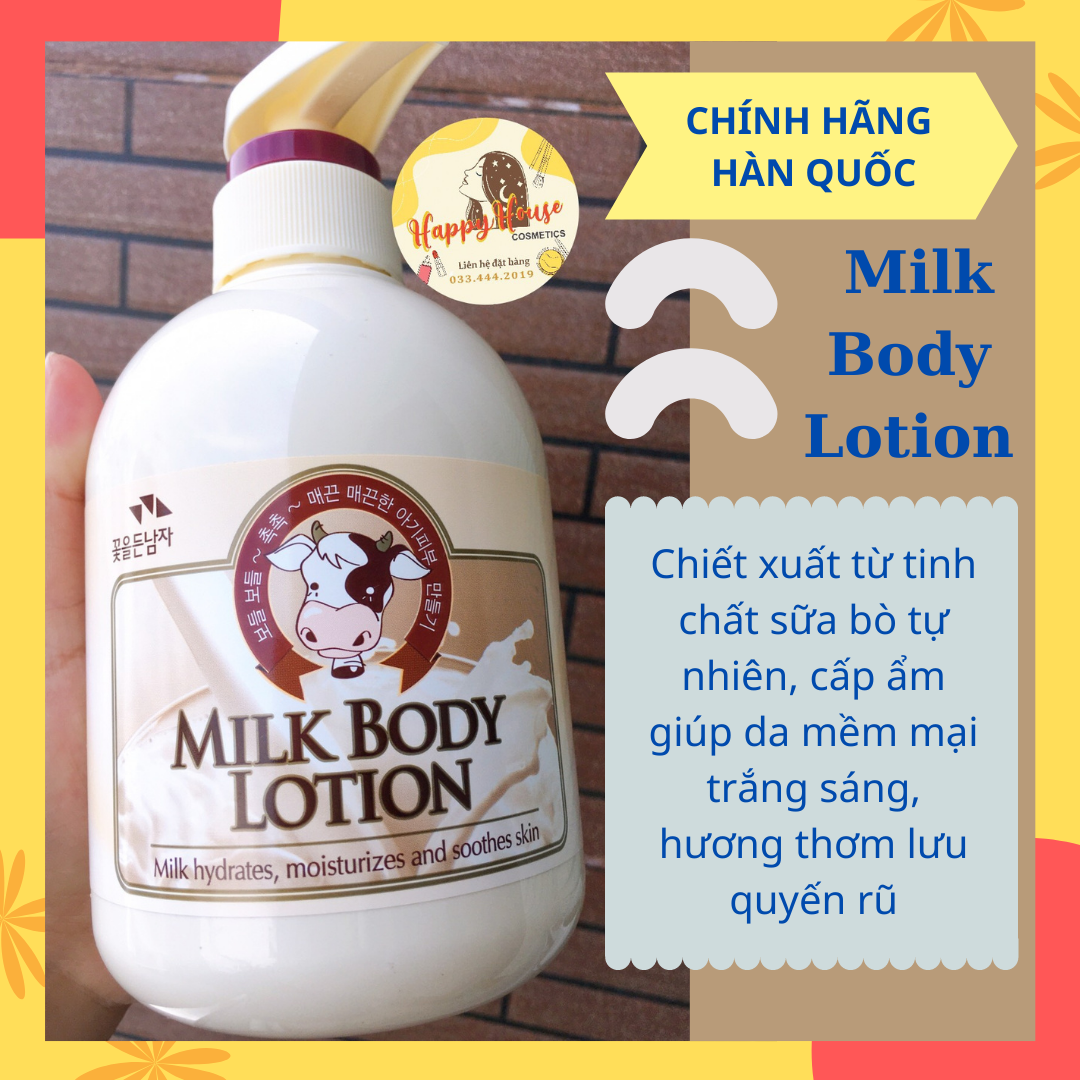 Sữa dưỡng thể tinh chất sữa Milk Body Lotion Hàn Quốc
