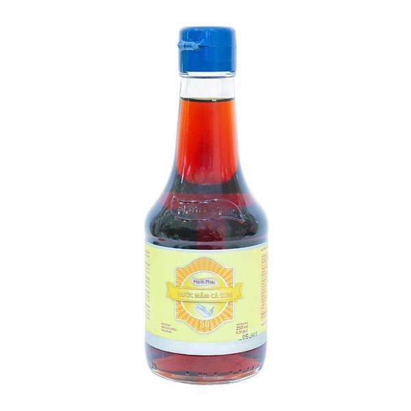 [Siêu thị WinMart] -Nước mắm cá cơm 50 độ đạm Hạnh Phúc chai 250ml