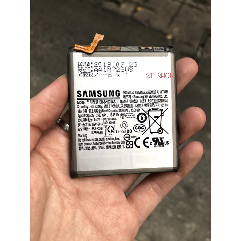 [ZIN CHUẨN HÃNG] PIN GALAXY NOTE 10, DUNG LƯỢNG 3500MAH, EB-BN970ABU