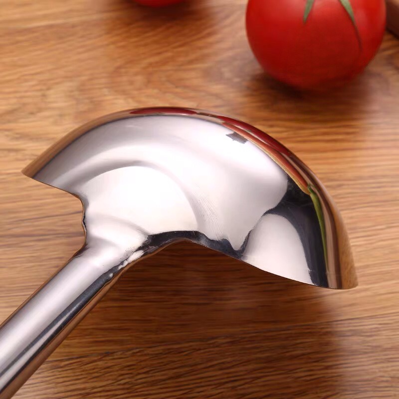 Vá inox cán gỗ dày bóng nhiều kích thước
