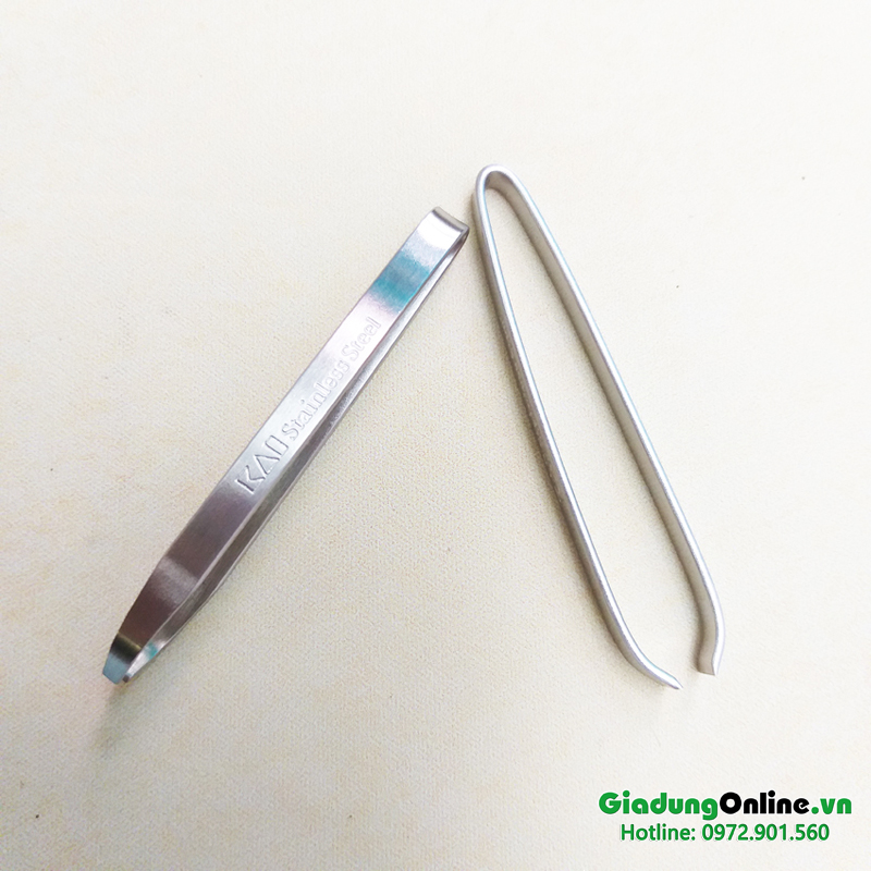 Set 2 nhíp inox KAI nhập khẩu Nhật Bản