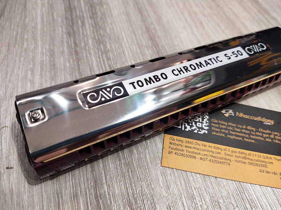 Kèn harmonica chromatic Tombo S-50 Không Cần Bấm