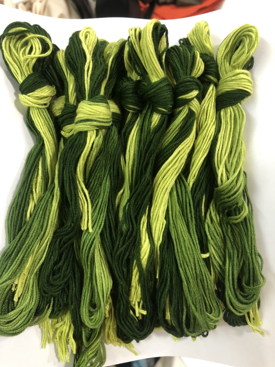 Lẻ - Combo chỉ thêu loang cotton