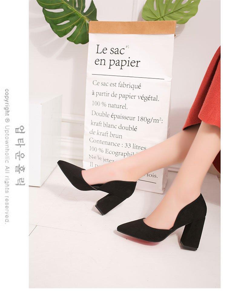 Giày cao gót 7 phân NỮA công sở da lộn