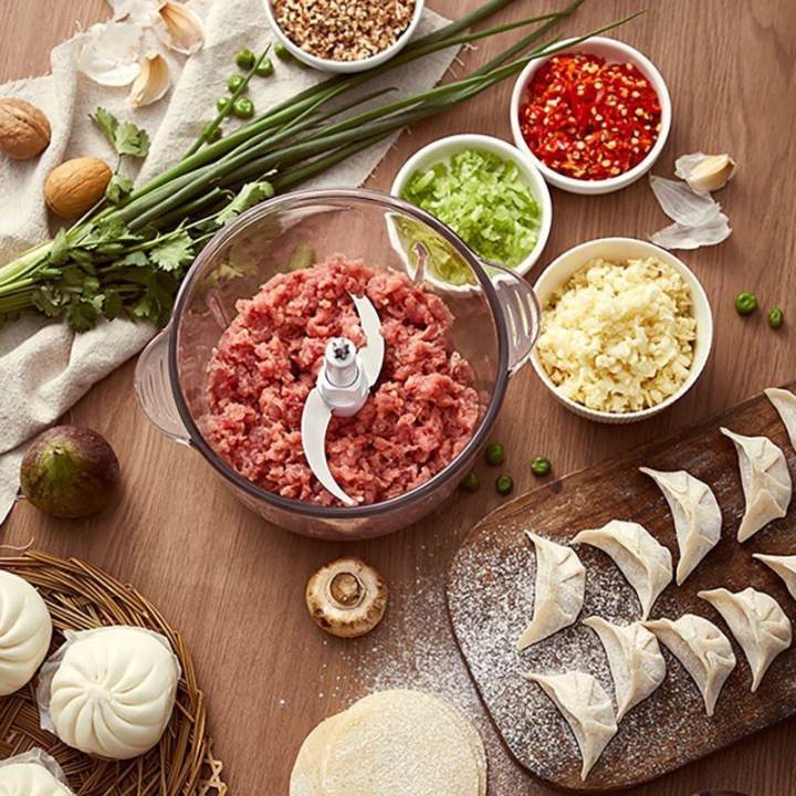 Máy xay đa năng Green Cook GCB-01 300W dung tích 2L cối thuỷ tinh 4 lưỡi cắt - Hình ảnh 5