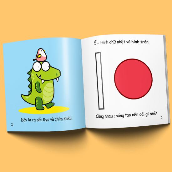Sách - Combo Ehon Điều Kỳ Diệu Từ Những Hình Khối - Bộ 3 Cuốn (Ehon Nhật Bản 0-6 Tuổi)