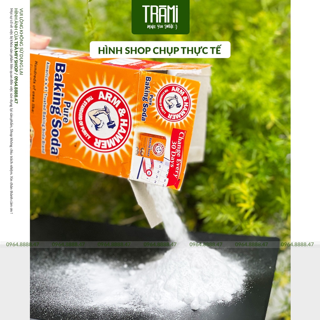 [CHÍNH HÃNG] Baking Soda Arm & Hammer 454g Bột Đa Công Dụng.