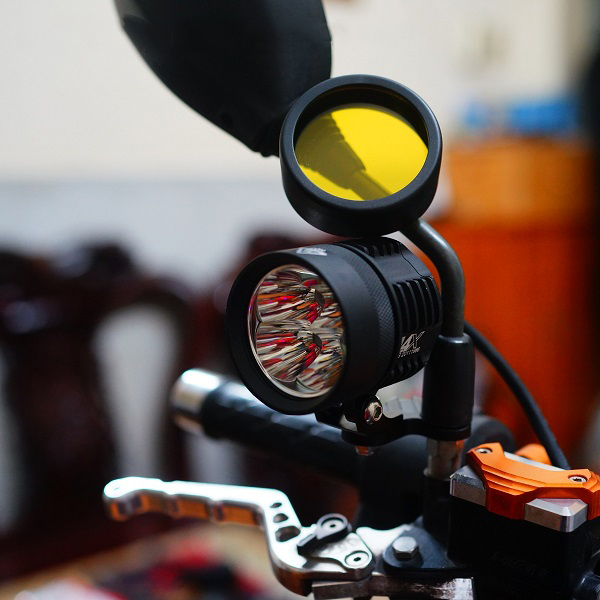 Lens Vàng Phá Sương Cho Đèn Trợ Sáng L4X, L6