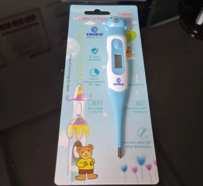 Nhiệt kế điện tử đầu mềm CHIDO KFT 30C