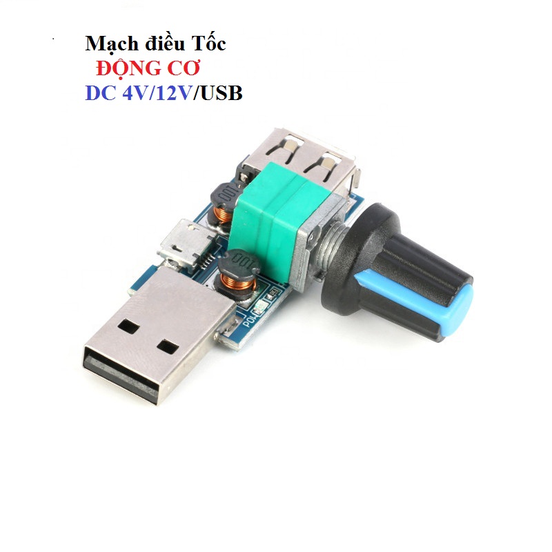 Bộ điều tốc động cơ - động cơ 4V/12V USB
