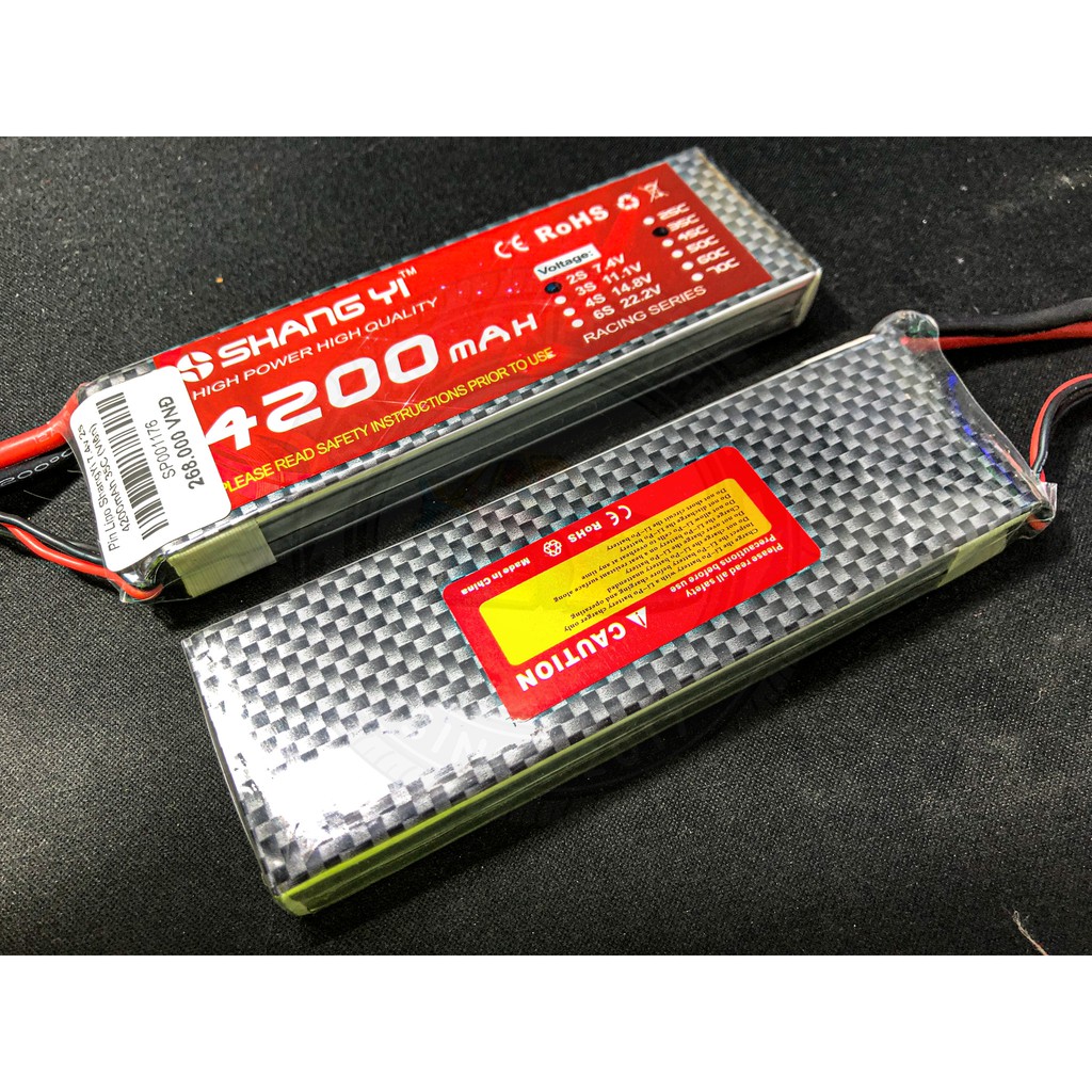Pin Lipo ShangYi 2s 7.4v 4200mAh 35C