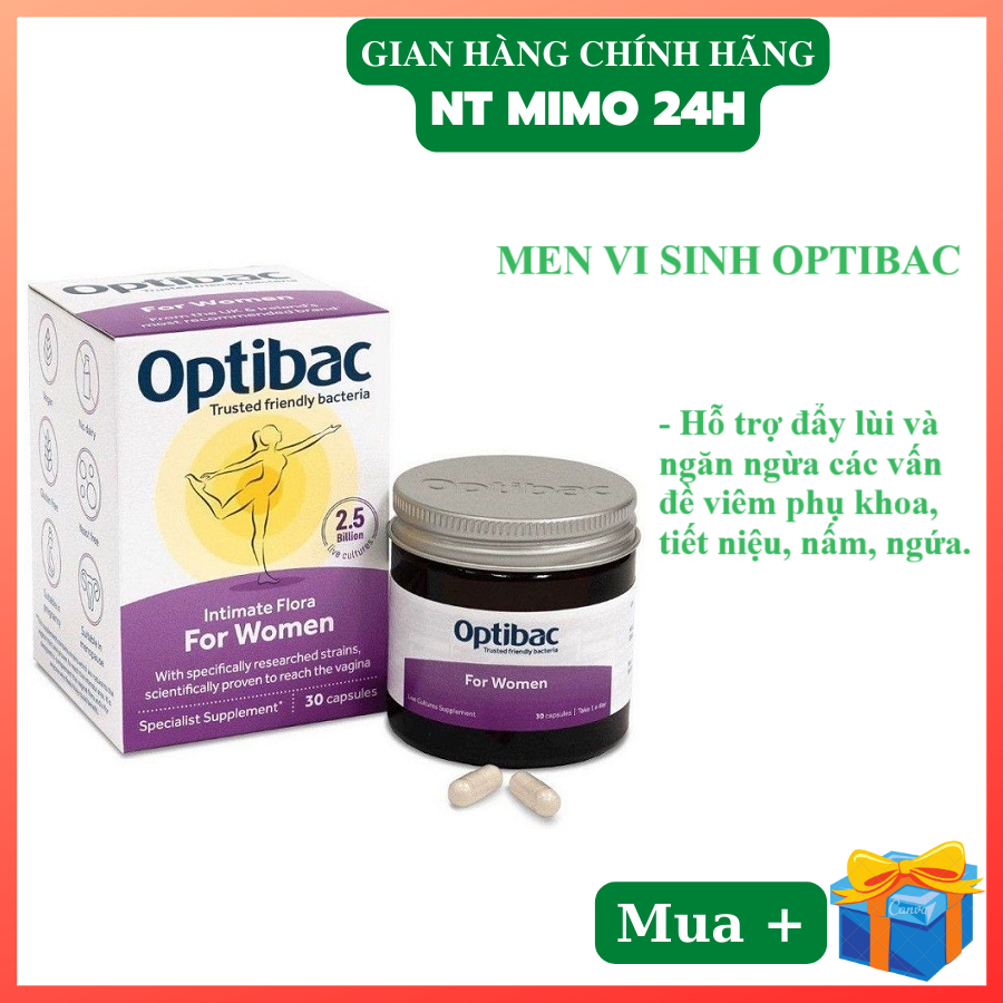 Men vi sinh Optibac tím (Optibac For Women) chuẩn nội địa UK