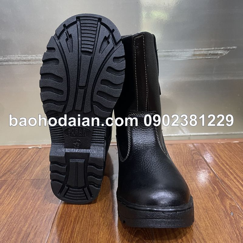 Ủng da bò bảo hộ mũi đế thép Sobar VP-2005