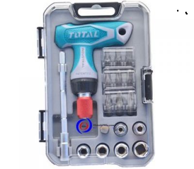 Bộ vặn ốc vít TOTAL 18 món 2 chiều
