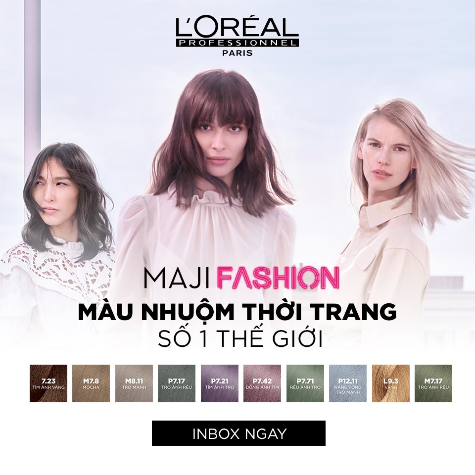 Thuốc nhuộm tóc Loreal 50ml kèm oxy