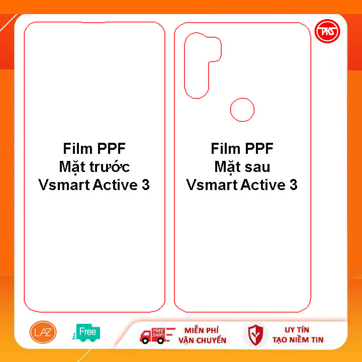 Dán film ppf chống xước chống va đập vsmart active 3