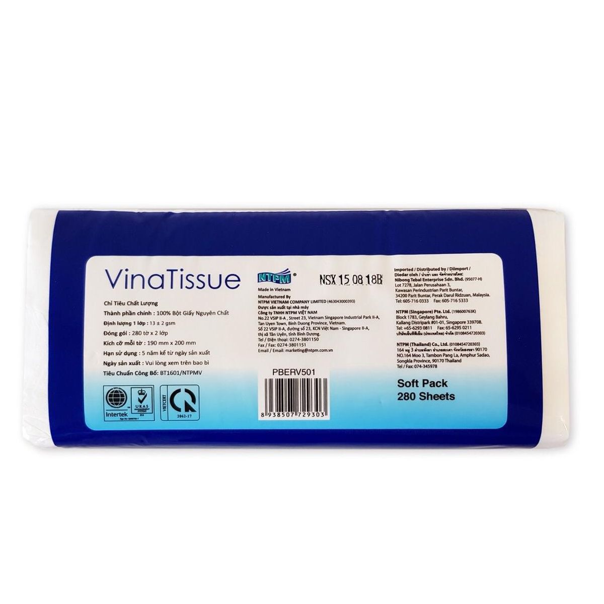 [HCM]Khăn giấy lụa vinatissue 280 tờ