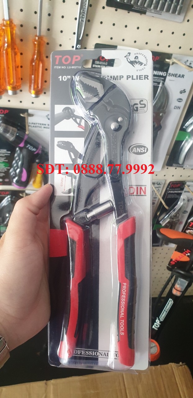 Kìm mỏ quạ 10 inch trợ lực độ mở 65mm top lu-mqt10