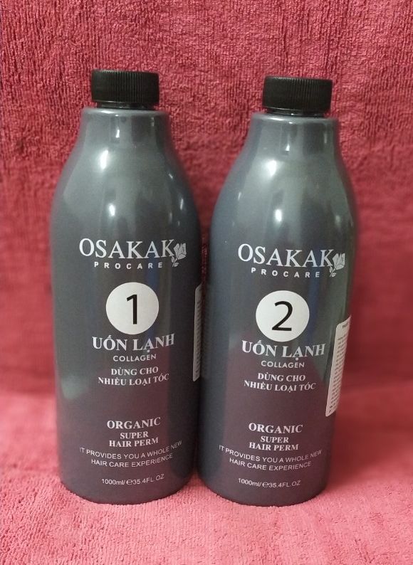 Uốn lạnh Osakak 1000ml (uốn số 1 + dập  số 2)