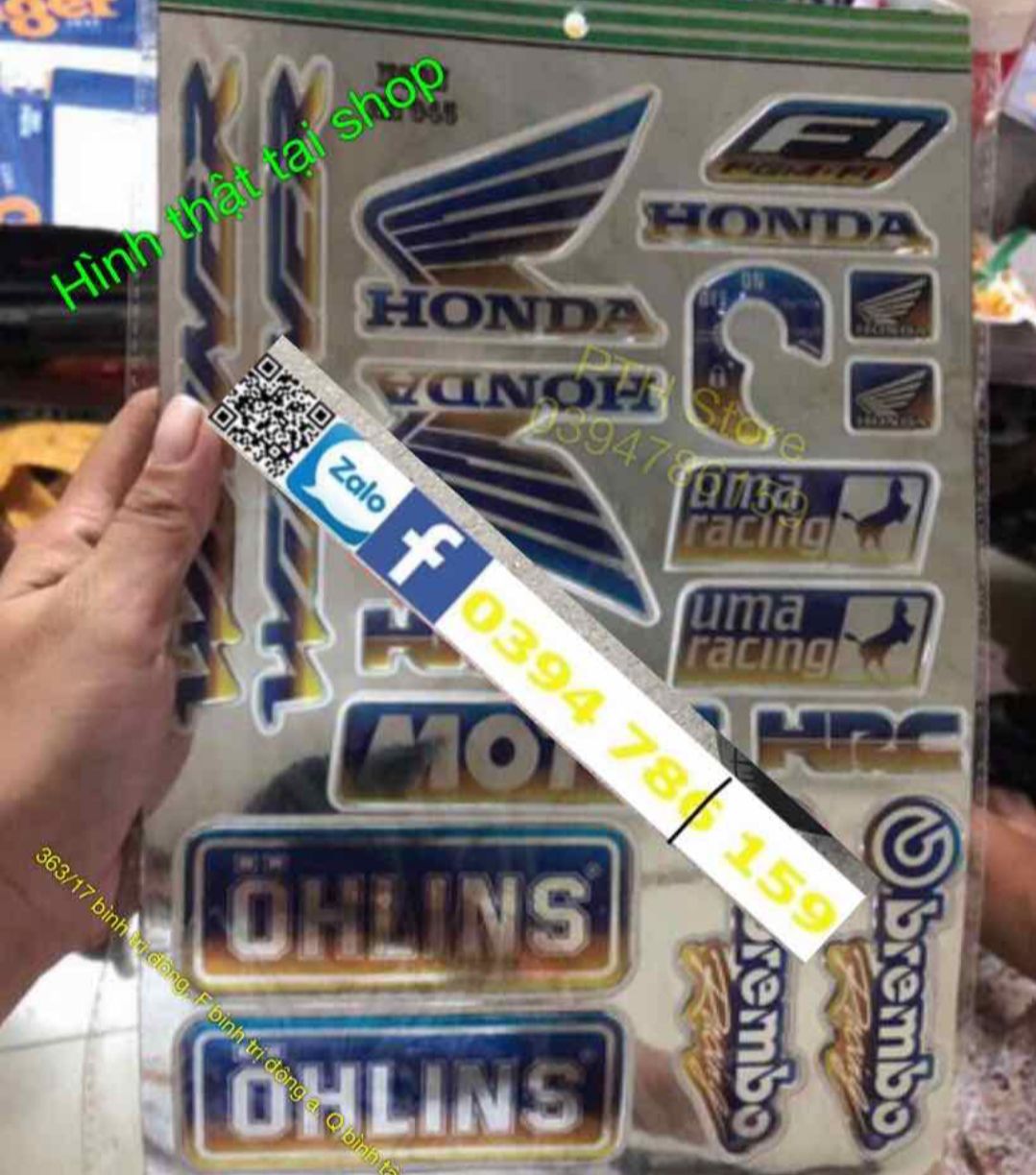 tem nổi Titan cho WINNER EXCITER SATRIA SONIC