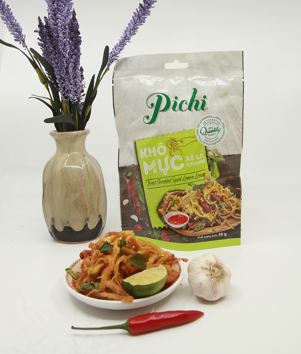 [HCM]Combo 3 gói Khô mực Xé Sợi Pichi 50g
