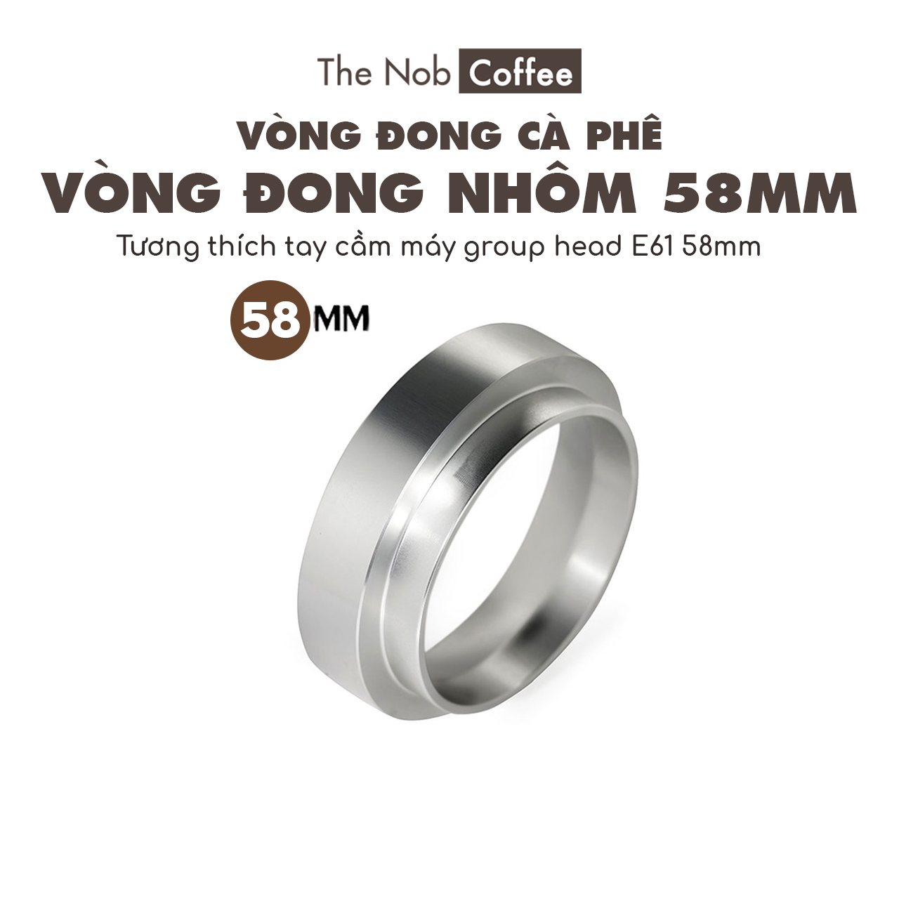 Vòng đong cà phê pha Espresso 58mm (Dosing funnel)