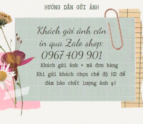 In ảnh 6x9 cm ép lụa theo yêu cầu
