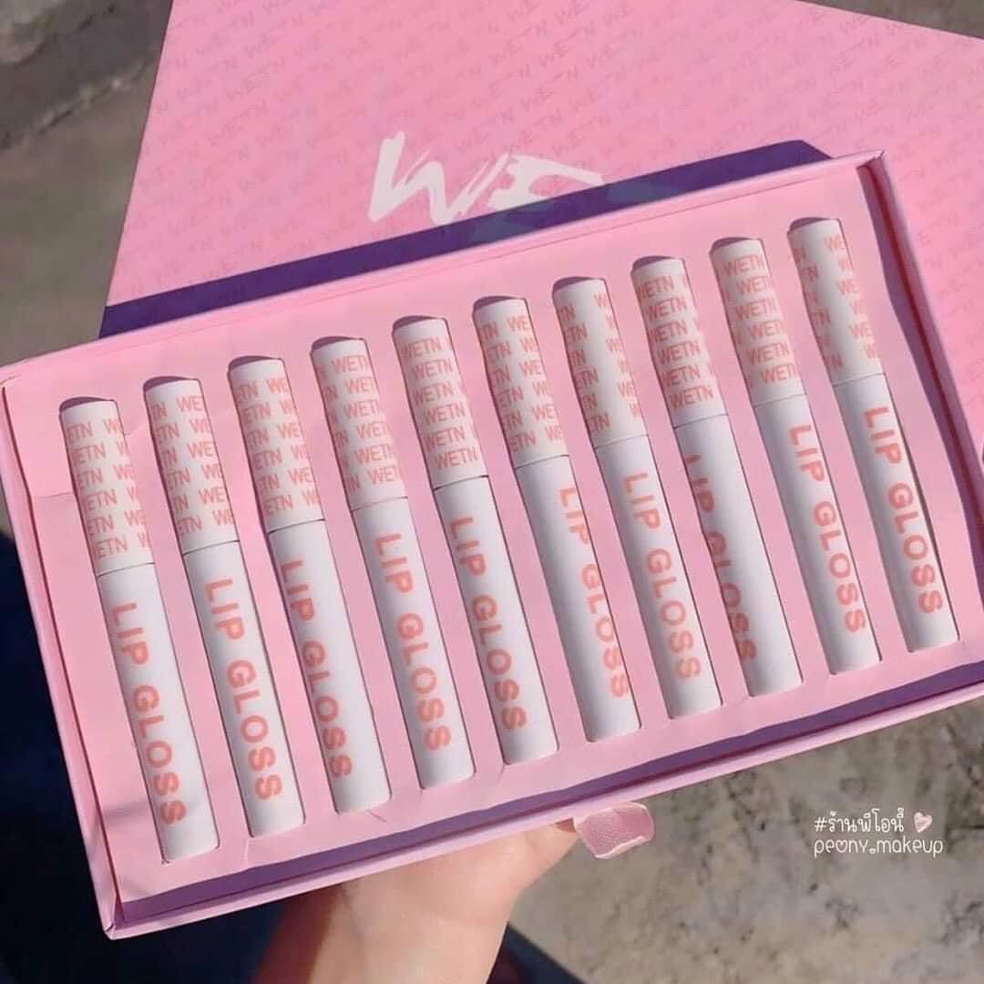 💖set son 10 cây went vỏ hộp màu hồng cưng xỉu 〰️