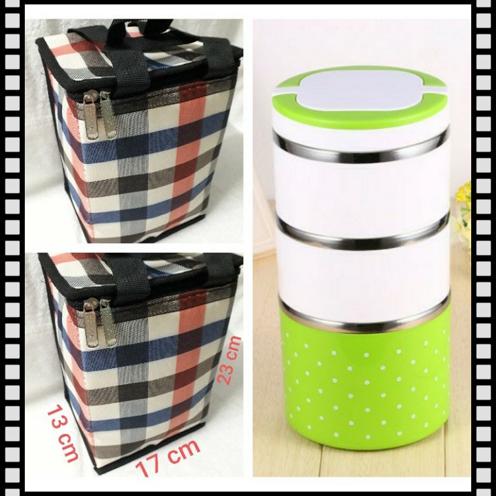 [HCM]Túi giữ nhiệt đa năng 13 x 17 x 23 cm giao mẫu ngẫu nhiên