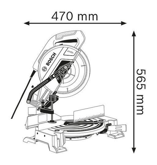 Máy cưa Đa Năng Bosch GCM 10MX + Quà tặng áo mưa